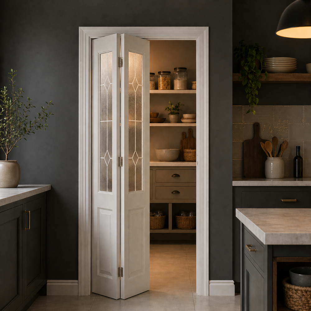 2 Light Glazed Canterbury Bifold Sliding Door – Smart & Space