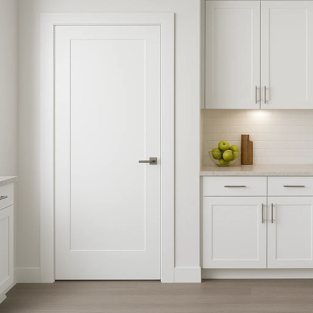 One Panel Modern Interior 1 Panel Shaker Door – Easy Barn